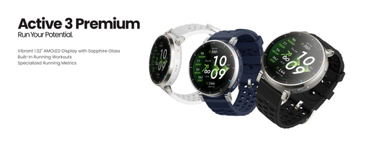 Amazfit Introduces the Active 3 Premium: Turning Daily Movement into Meaningful Progress for Entry-Level Runners