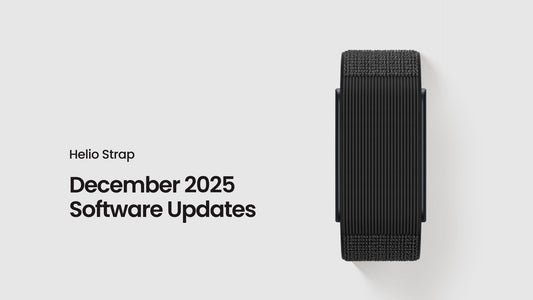Helio Strap December 2025 Software Update